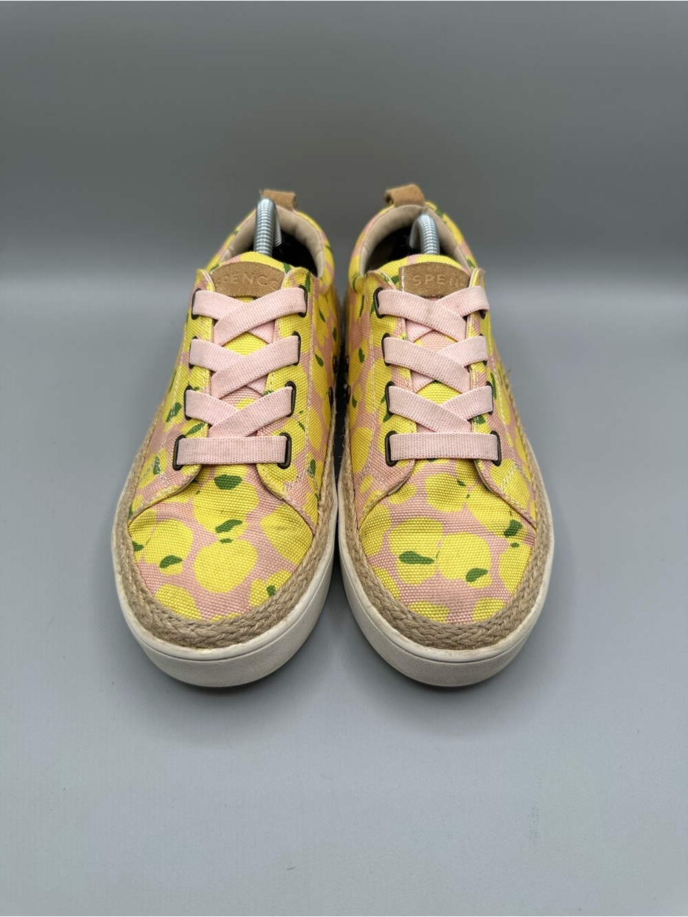 Spenco Malibu Lace Sneakers Women 7.5B Pink Lemon - Picture 4 of 11